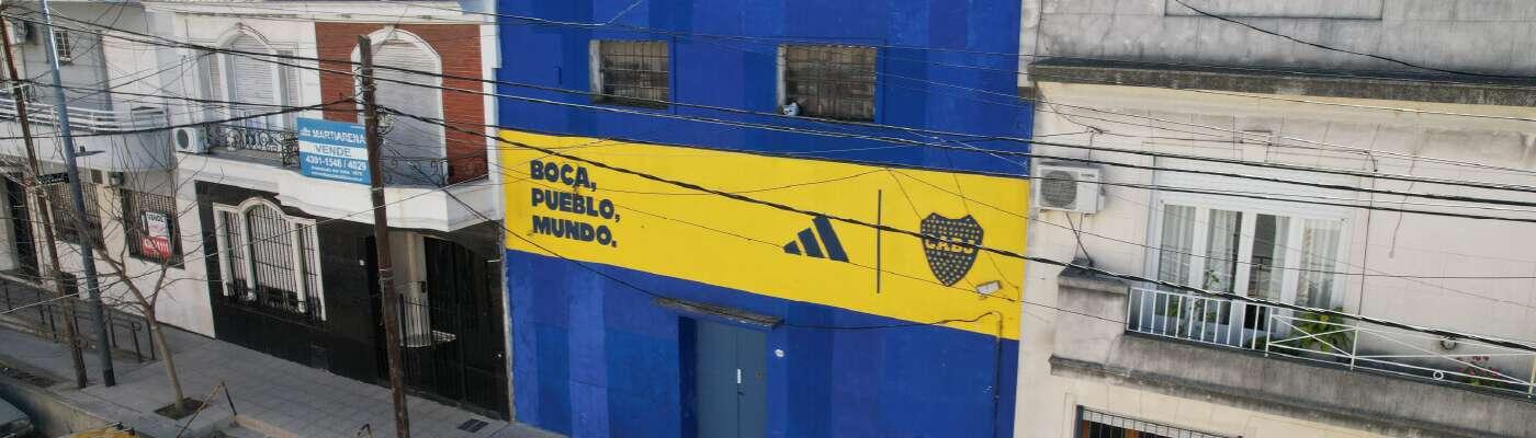 Campaña para Adidas y el lanzamiento de la nueva camiseta de Boca Juniors