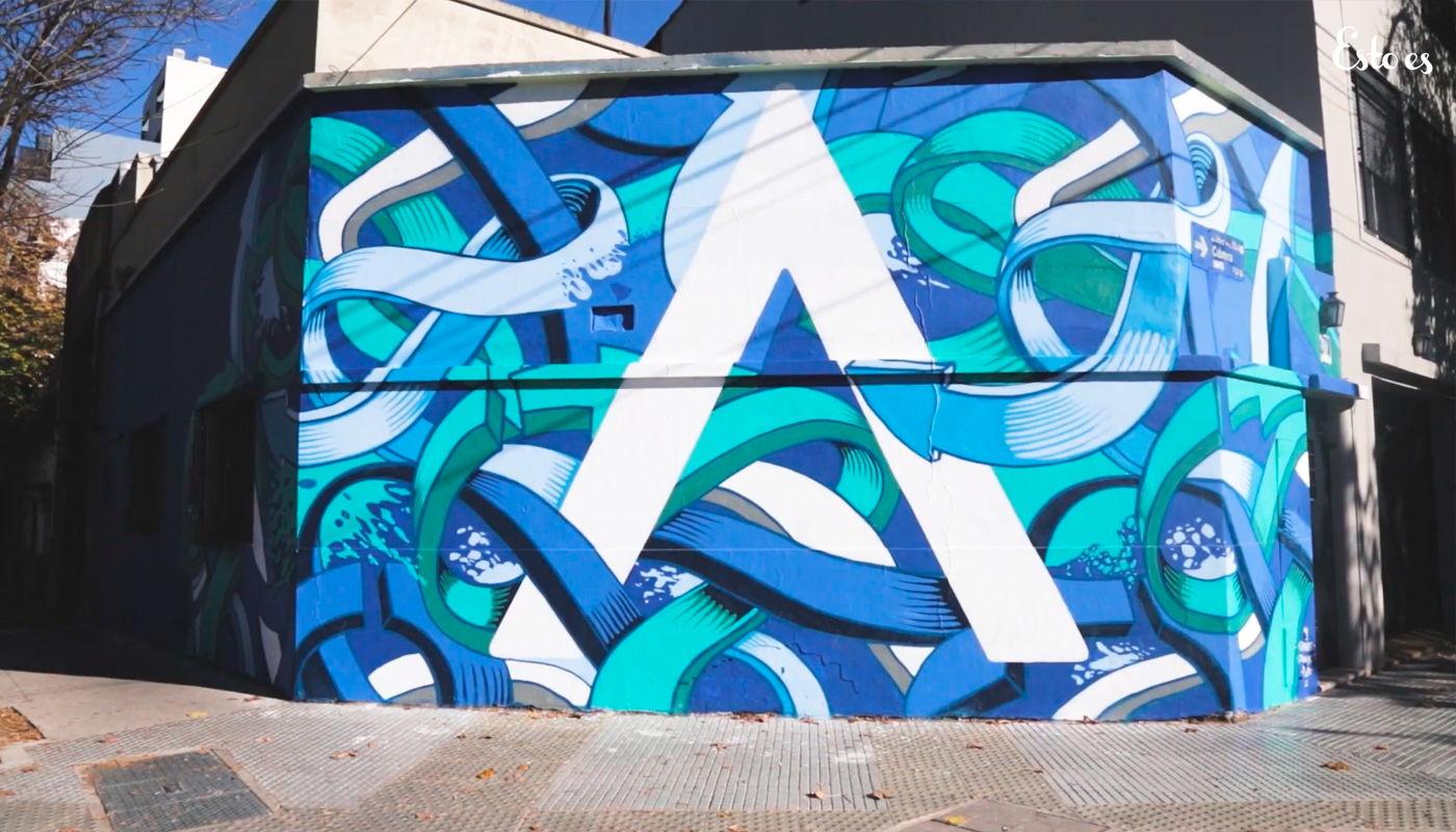 proceso de creación del mural