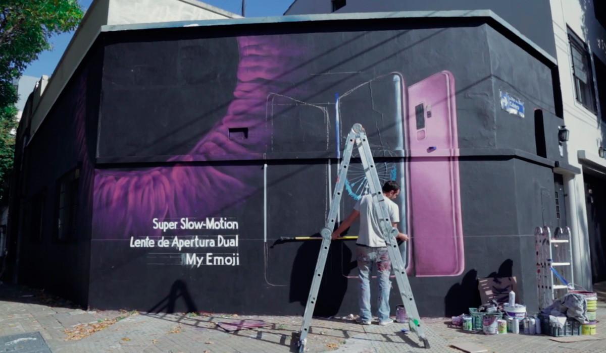 proceso de creación del mural