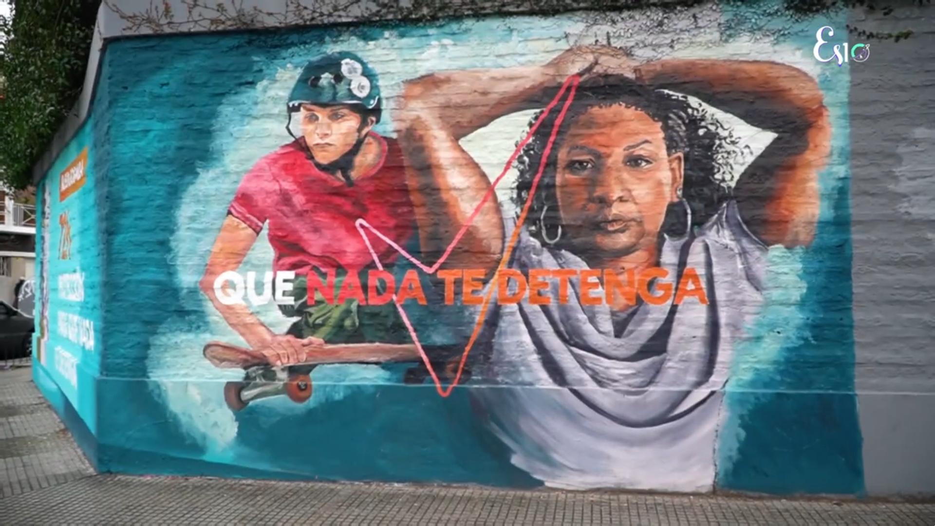 Mural publicitario: Que nada te detenga
