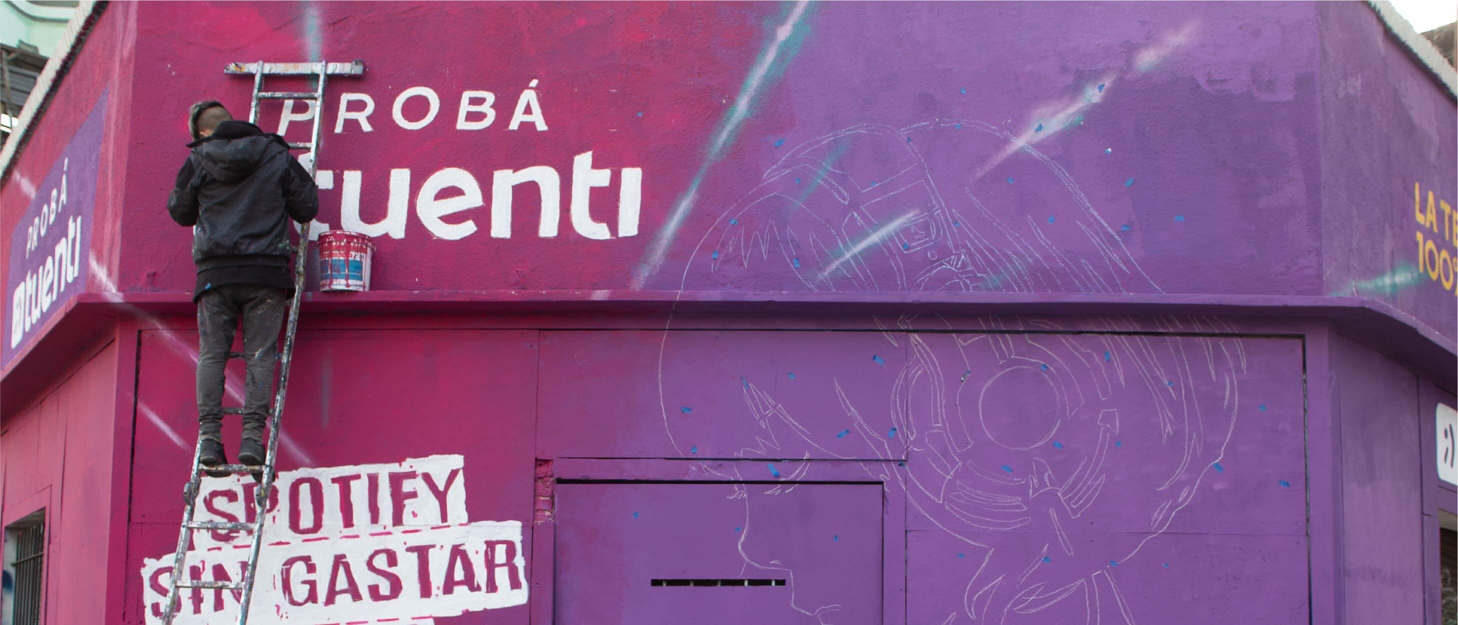 proceso de creación del mural